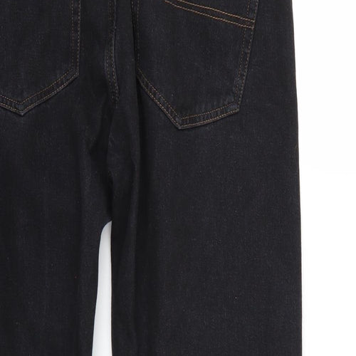 Pierre Cardin Mens Black   Straight Jeans Size 38 L28 in