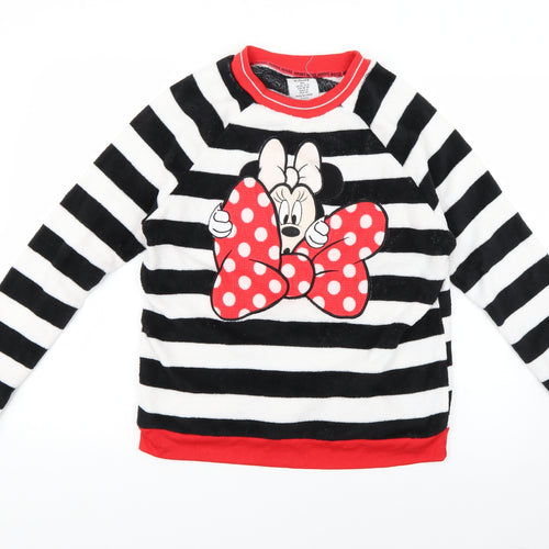 Disney  Womens Multicoloured Striped  Top Pyjama Top Size 10  - Disney