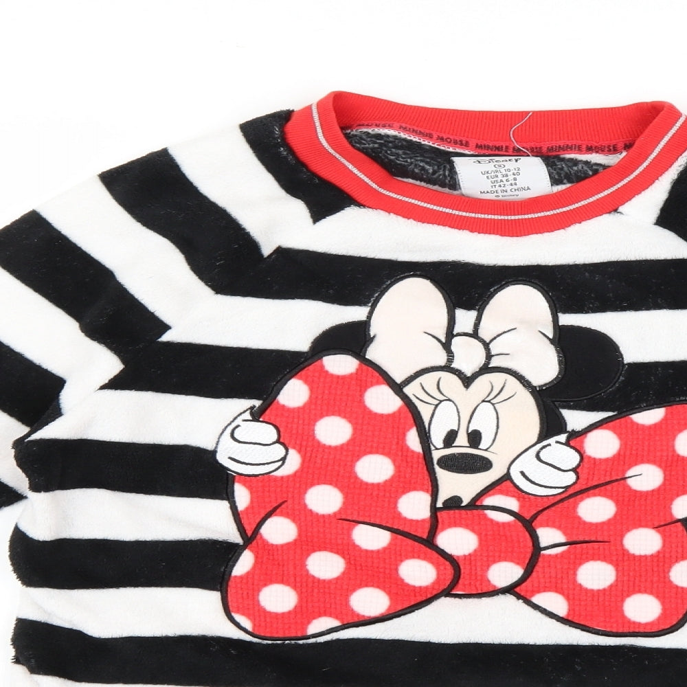 Disney  Womens Multicoloured Striped  Top Pyjama Top Size 10  - Disney