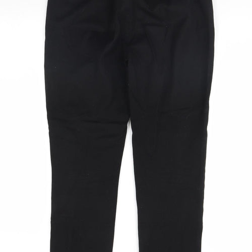 m&S Womens Black   Dress Pants Trousers Size 12 L28 in