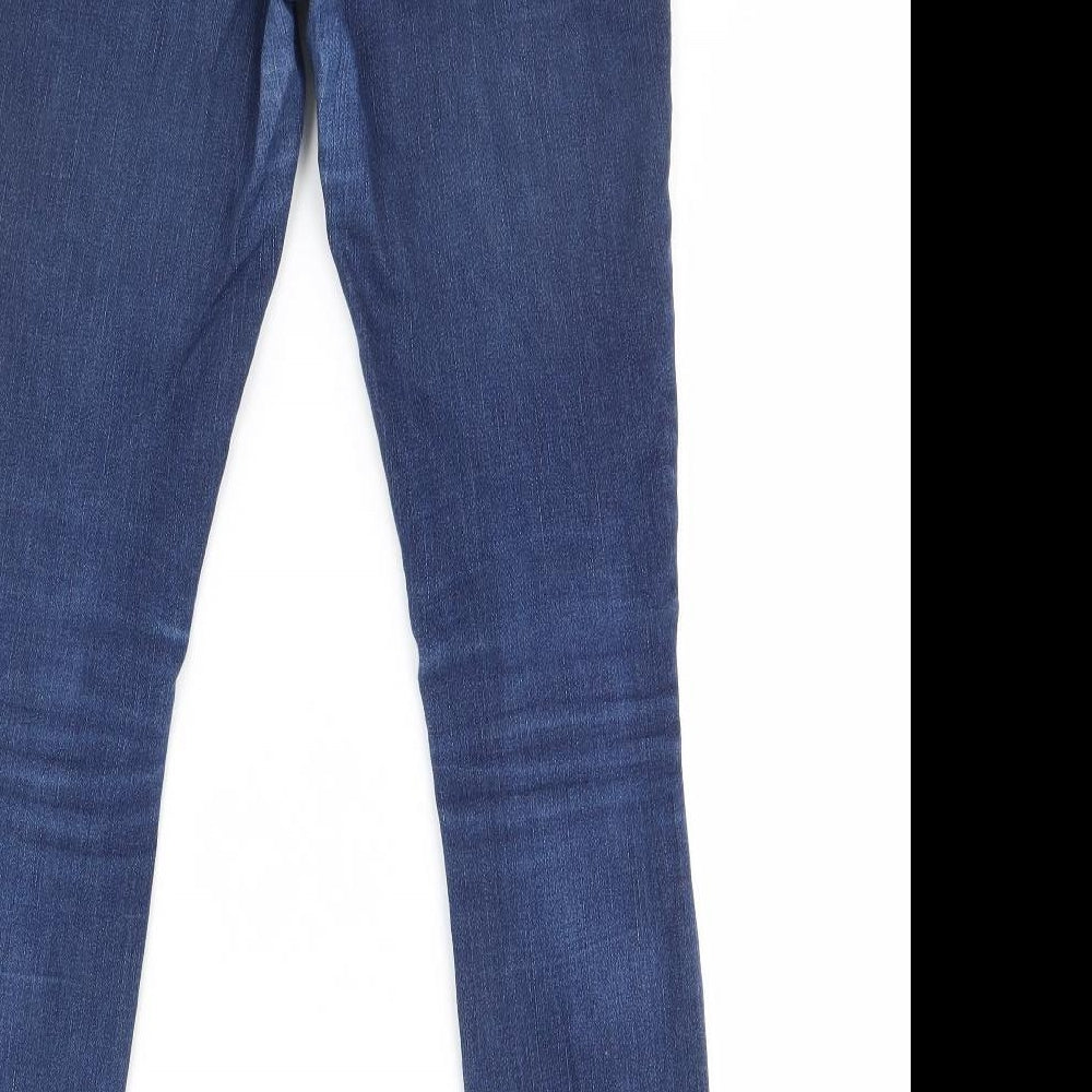 Joules Womens Blue  Denim Skinny Jeans Size 10 L30 in