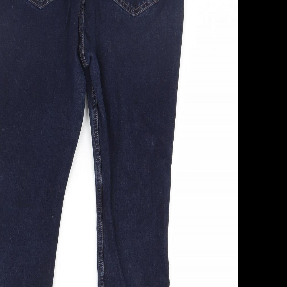 NEXT Womens Blue  Denim Cropped Jeans Size 14 L24 in