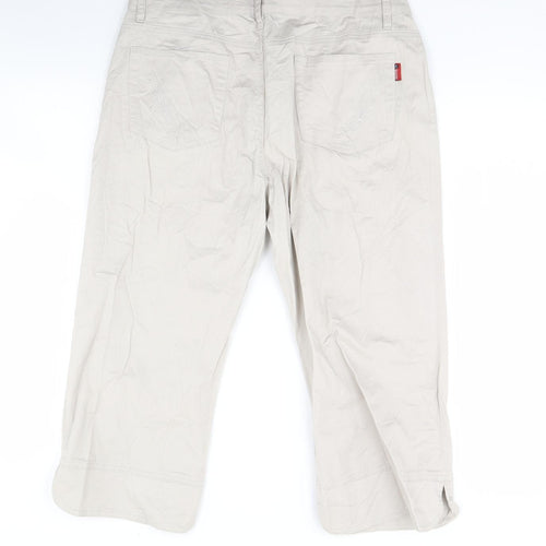 qit Womens Beige   Cropped Trousers Size 34 in L20 in