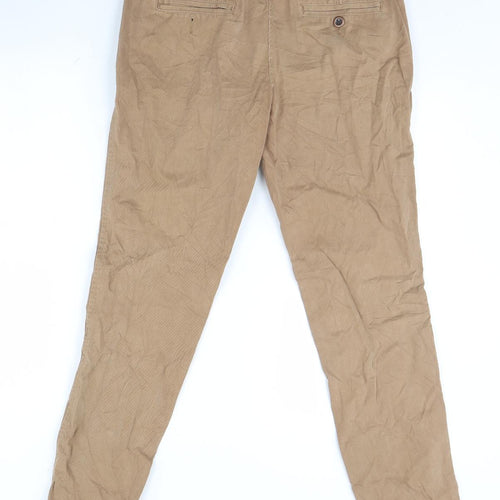 NEXT Womens Brown   Capri Jeans Size 10 L30 in