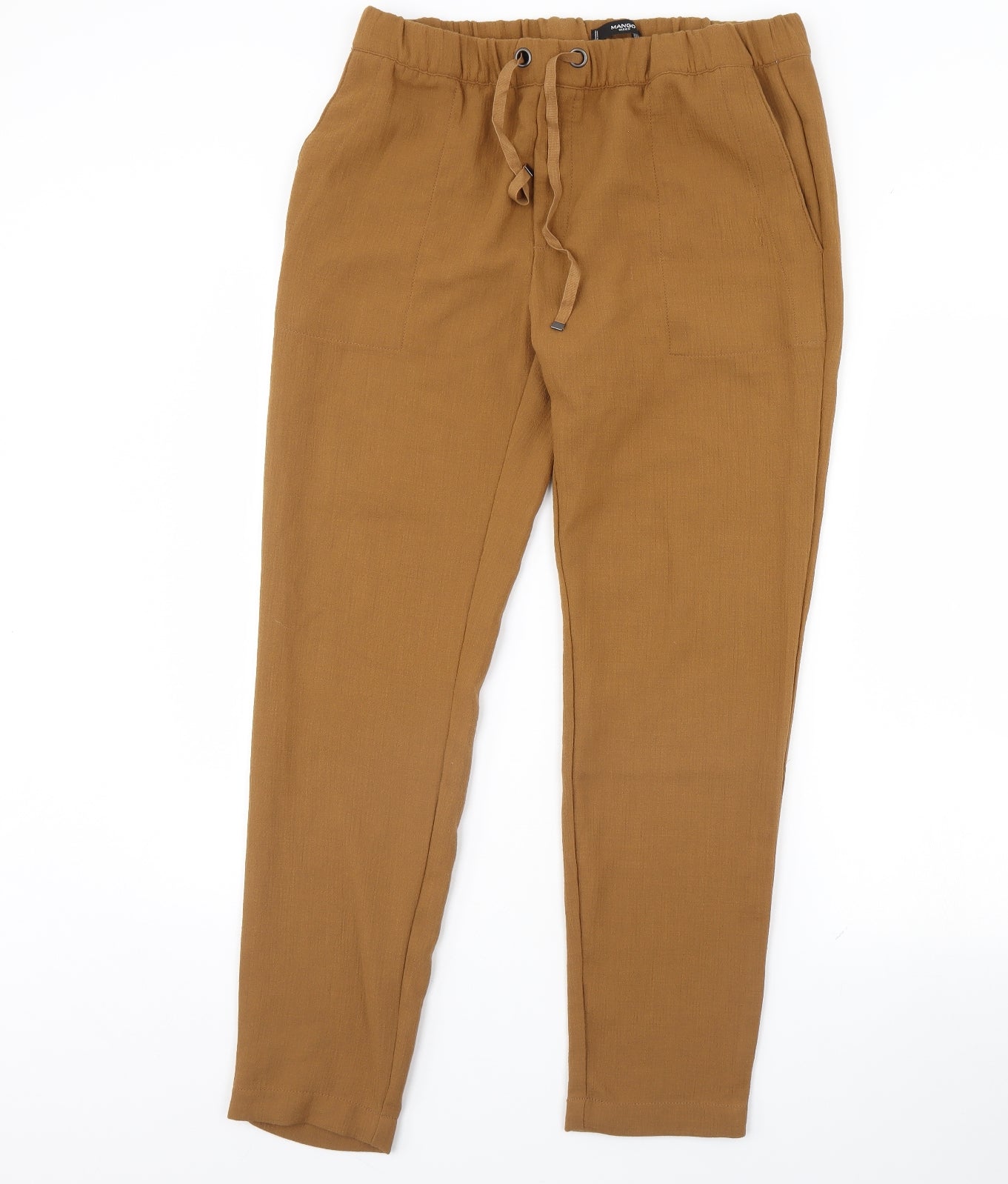 Mango Womens Brown   Trousers  Size M L31 in
