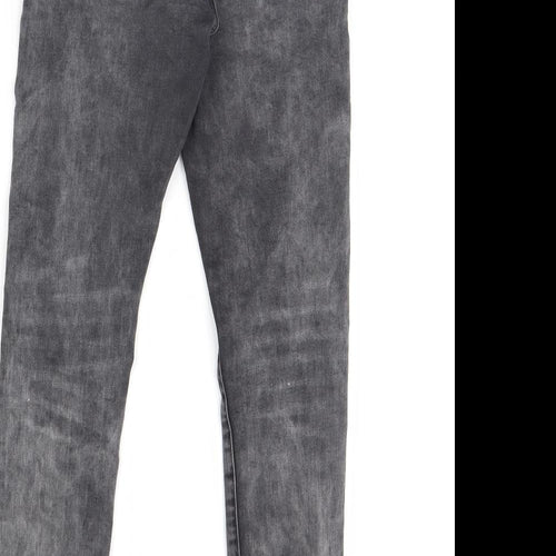 Amisu Womens Grey  Denim Skinny Jeans Size 25 L27 in