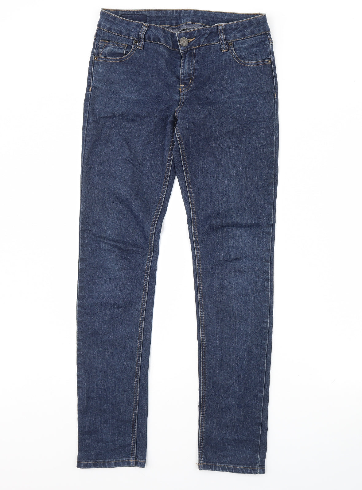 Review Womens Blue  Denim Skinny Jeans Size 29 L32 in