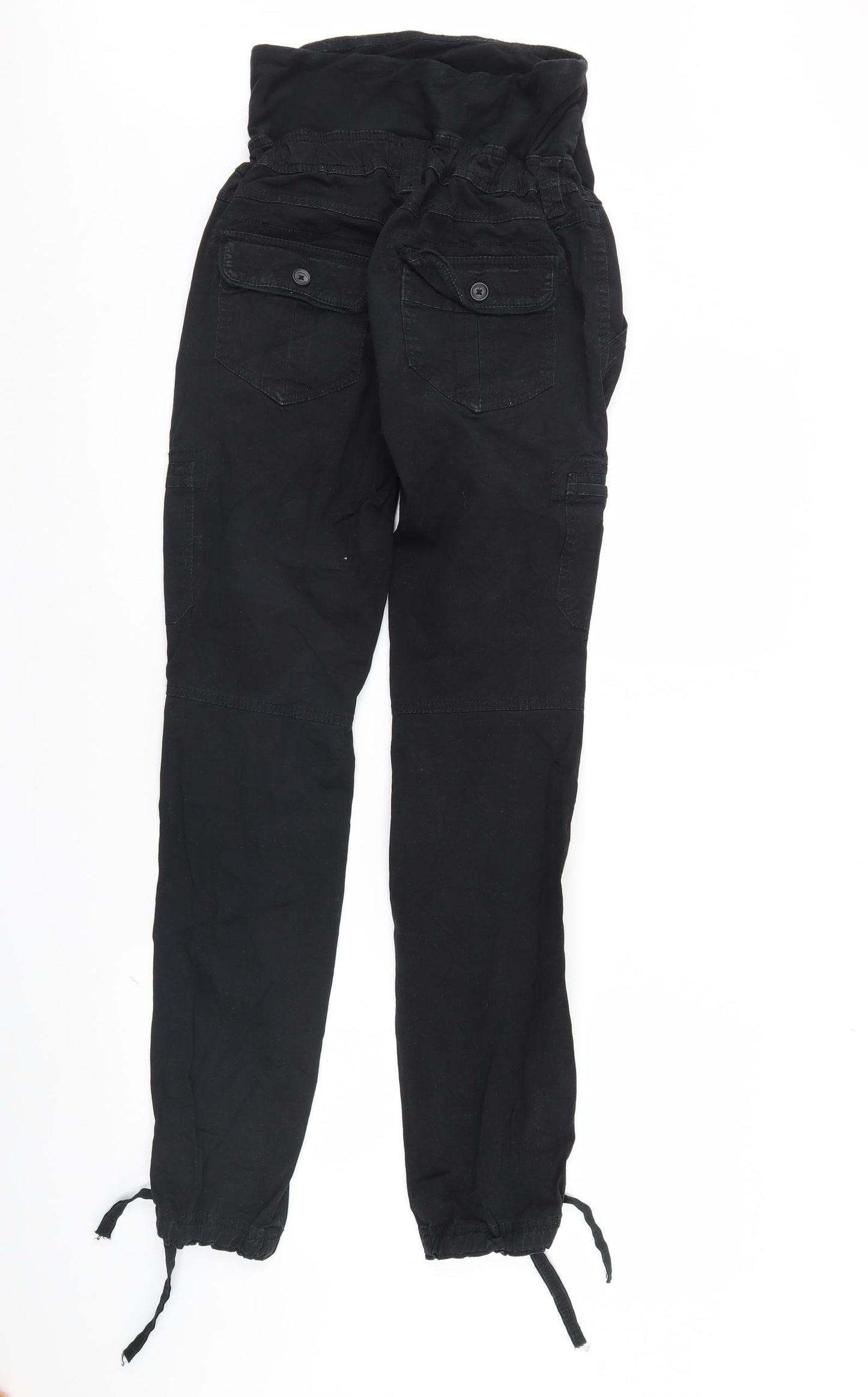 H&M Womens Black  Denim Straight Jeans Size 10 L30 in