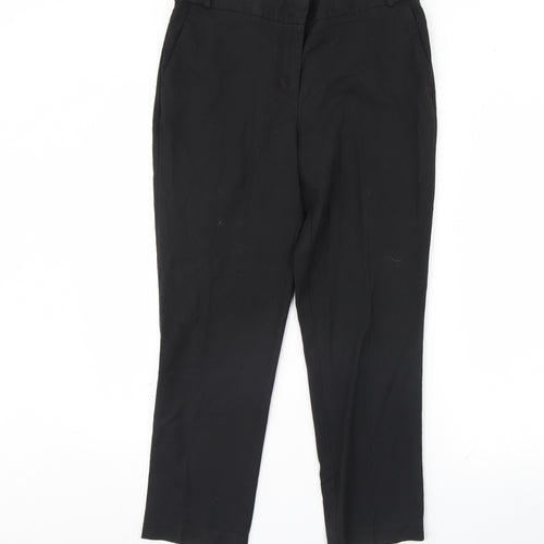 NEXT Womens Black   Trousers  Size 10 L26 in