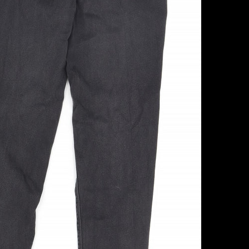 George Womens Black  Denim Skinny Jeans Size 14 L29 in
