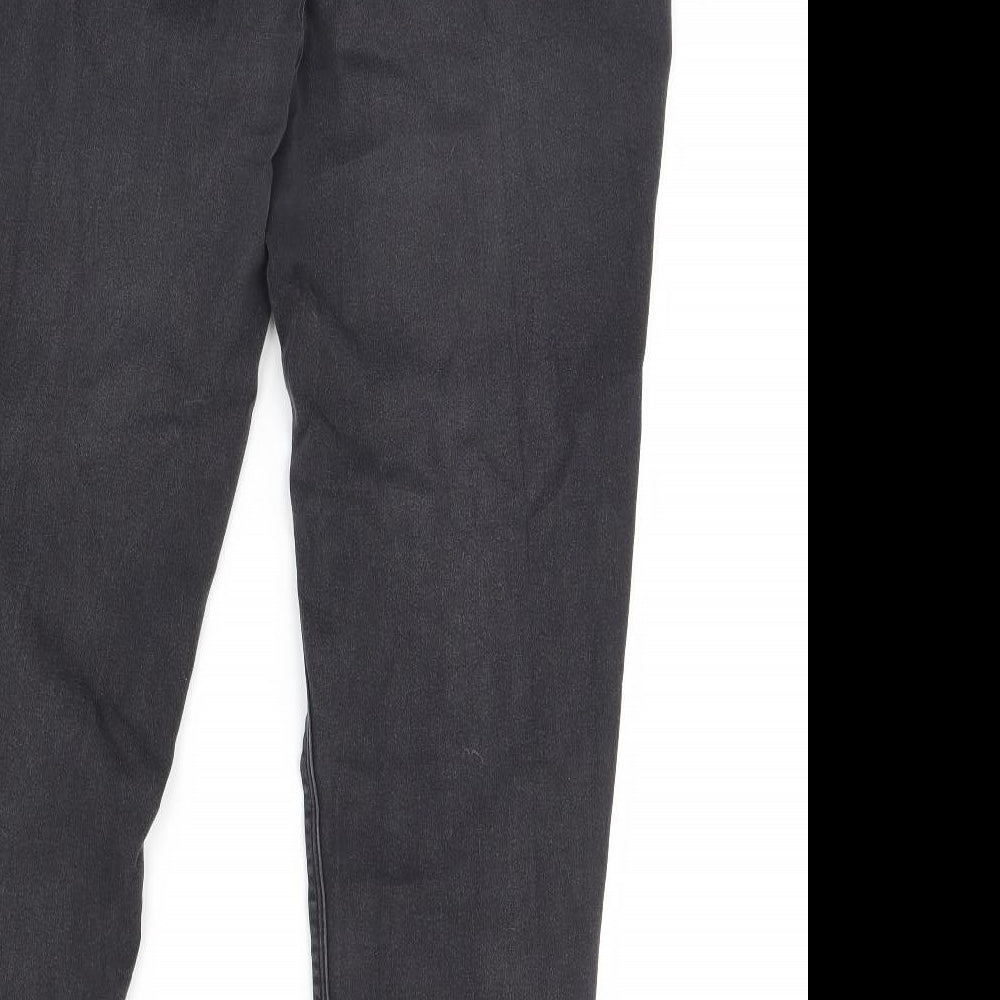 George Womens Black  Denim Skinny Jeans Size 14 L29 in