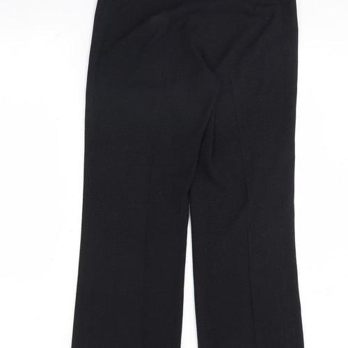 AMARANTO Womens Black Polka Dot  Trousers  Size 12 L31 in