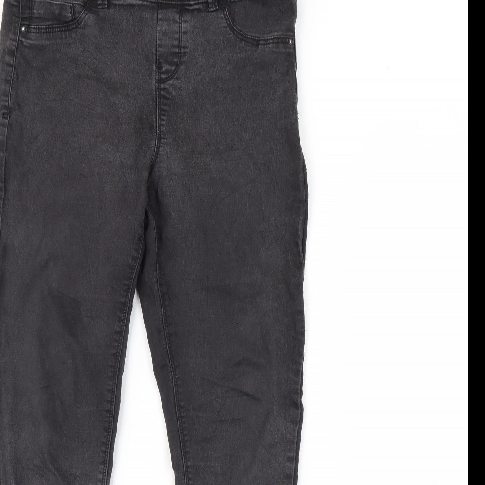 New Look Womens Grey  Denim Jegging Jeans Size 14 L28 in