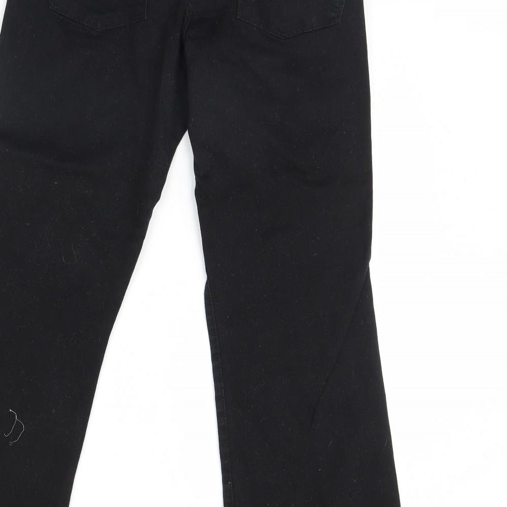 NEXT Womens Black  Denim Bootcut Jeans Size 12 L34 in