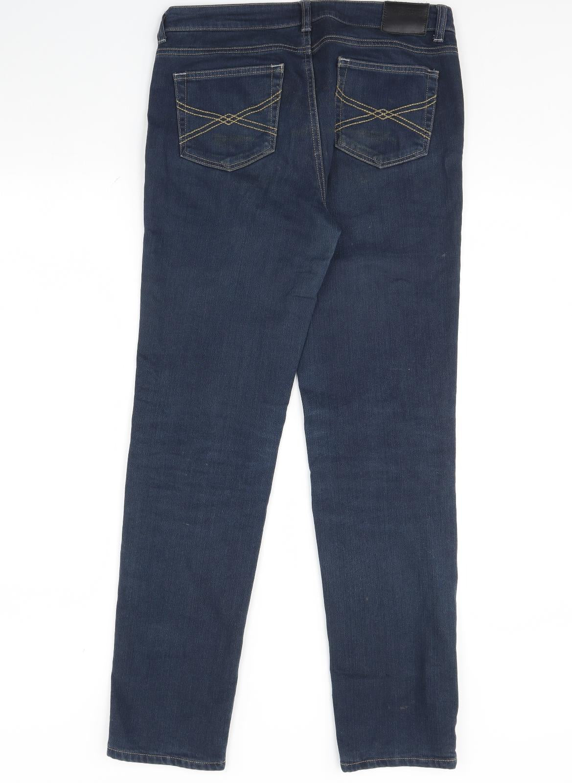 angels men Womens Blue  Denim Straight Jeans Size 12 L32 in