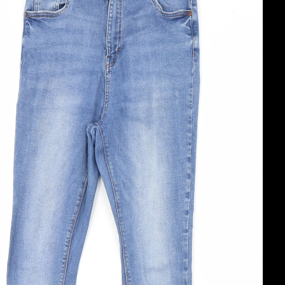 Denim & Co. Womens Blue  Denim Skinny Jeans Size 14 L29 in