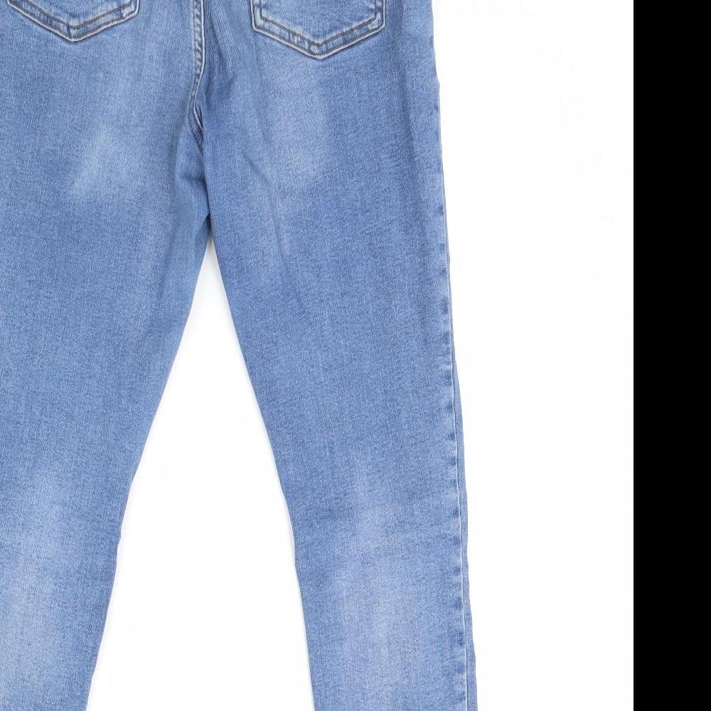 Denim & Co. Womens Blue  Denim Skinny Jeans Size 14 L29 in