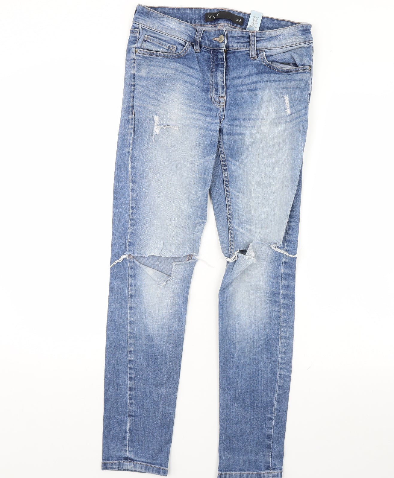 NEXT Womens Blue  Denim Skinny Jeans Size 10 L30 in