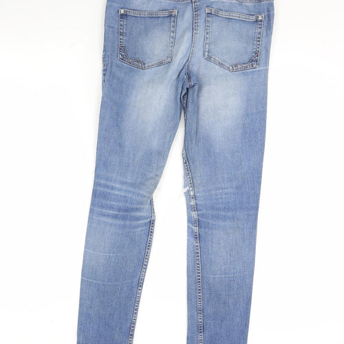 NEXT Womens Blue  Denim Skinny Jeans Size 10 L30 in