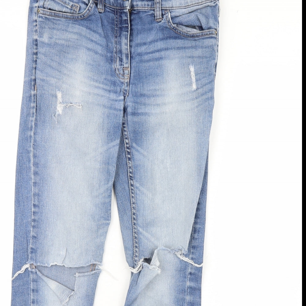 NEXT Womens Blue  Denim Skinny Jeans Size 10 L30 in