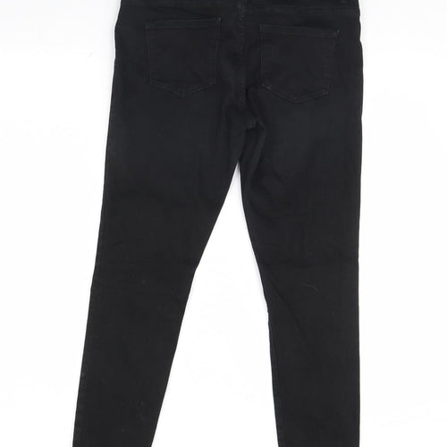 Superdry Womens Black  Denim Skinny Jeans Size 32 L27 in