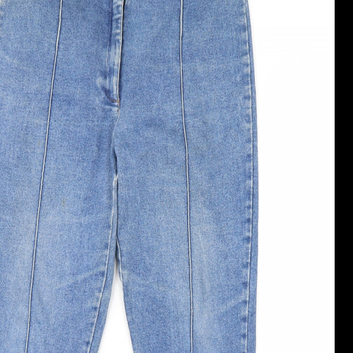 Preworn Womens Blue  Denim Straight Jeans Size 36 in L30 in