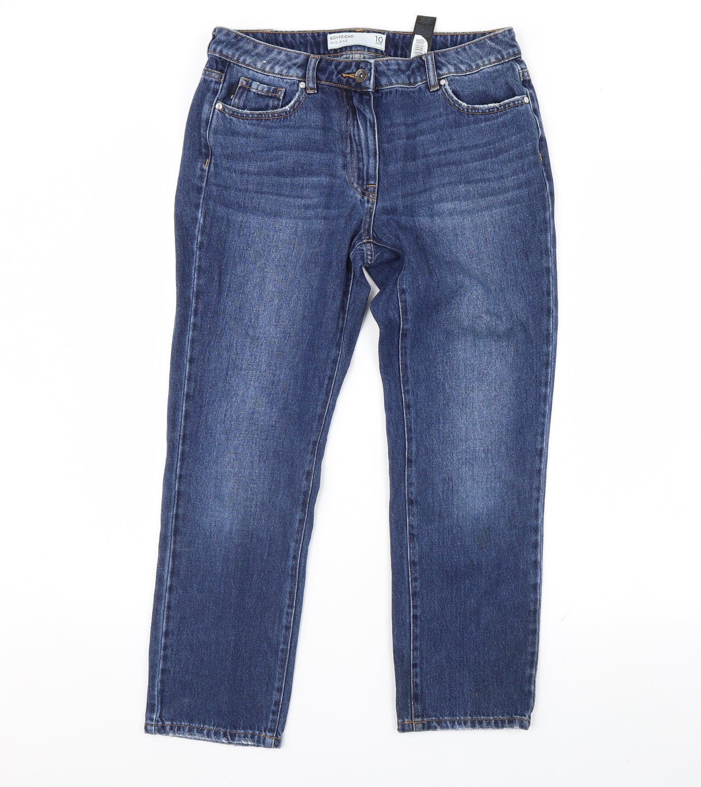 NEXT Womens Blue  Denim Cropped Jeans Size 10 L26 in