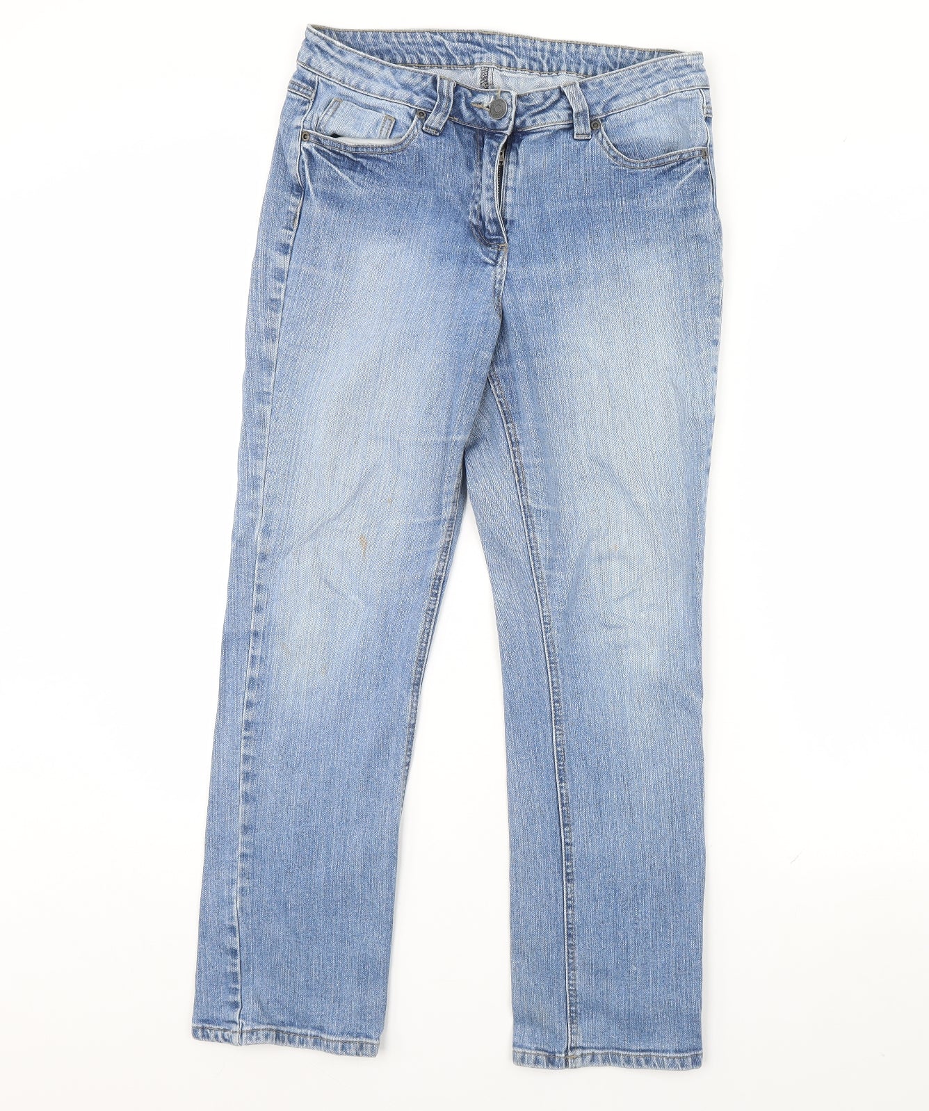 Papaya Womens Blue  Denim Straight Jeans Size 12 L29 in