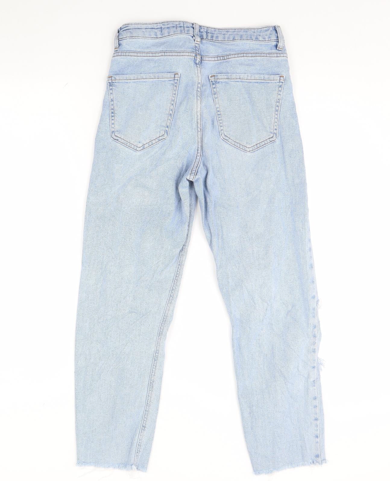 New Look Womens Blue  Denim Capri Jeans Size 8 L30 in