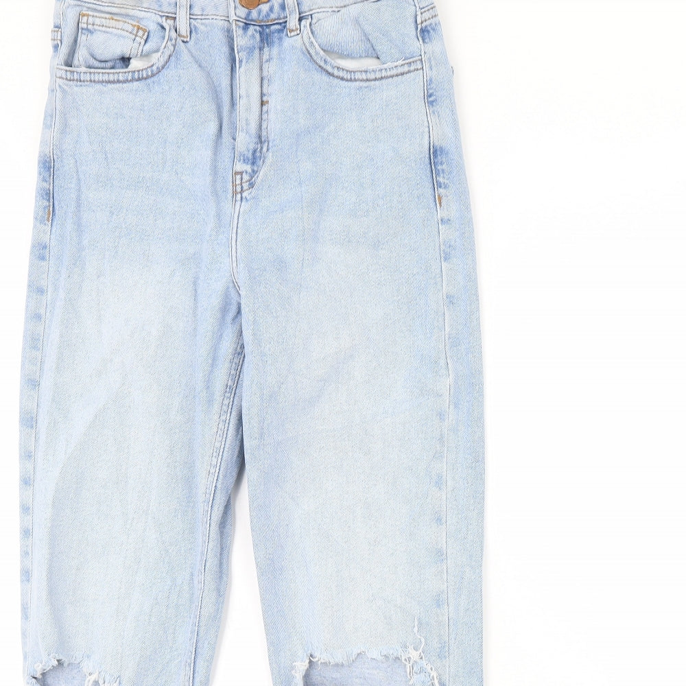 New Look Womens Blue  Denim Capri Jeans Size 8 L30 in