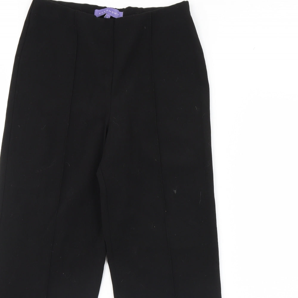 Autonomy Womens Black   Trousers  Size 8 L29 in