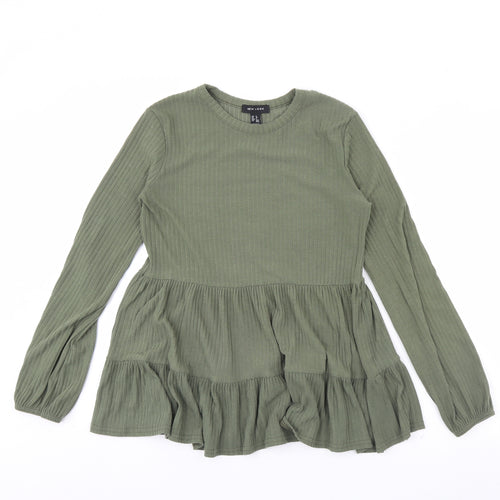 New Look Womens Green   Basic Blouse Size 8