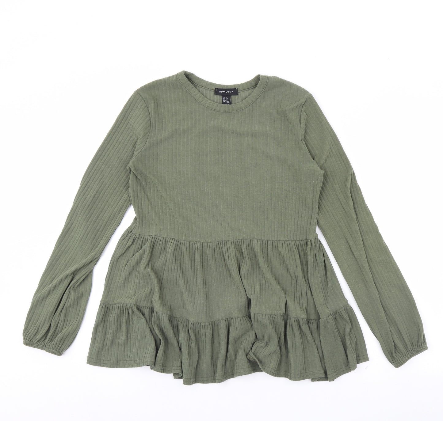 New Look Womens Green   Basic Blouse Size 8