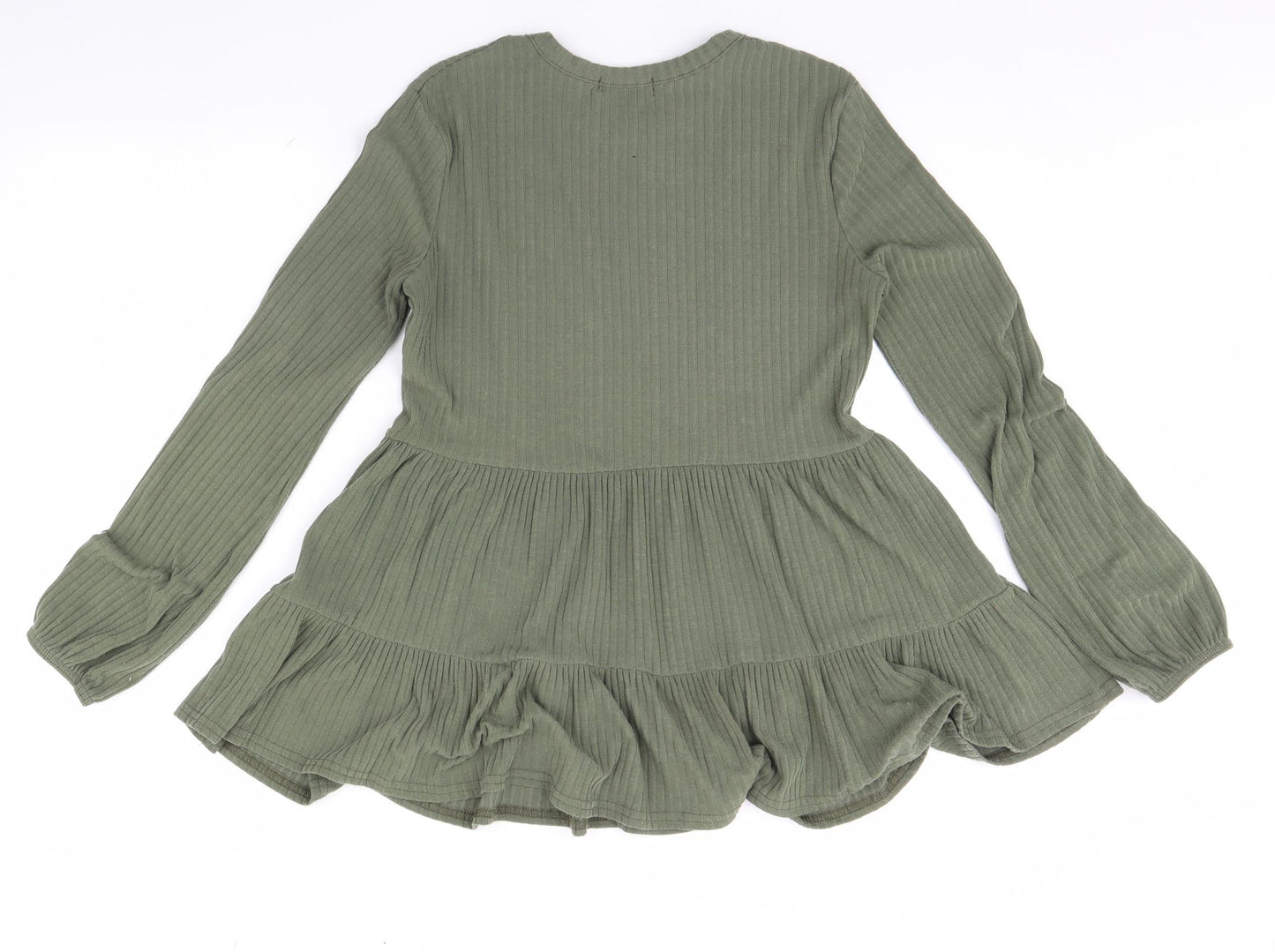 New Look Womens Green   Basic Blouse Size 8