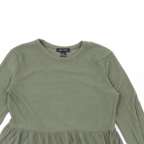 New Look Womens Green   Basic Blouse Size 8