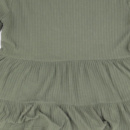 New Look Womens Green   Basic Blouse Size 8