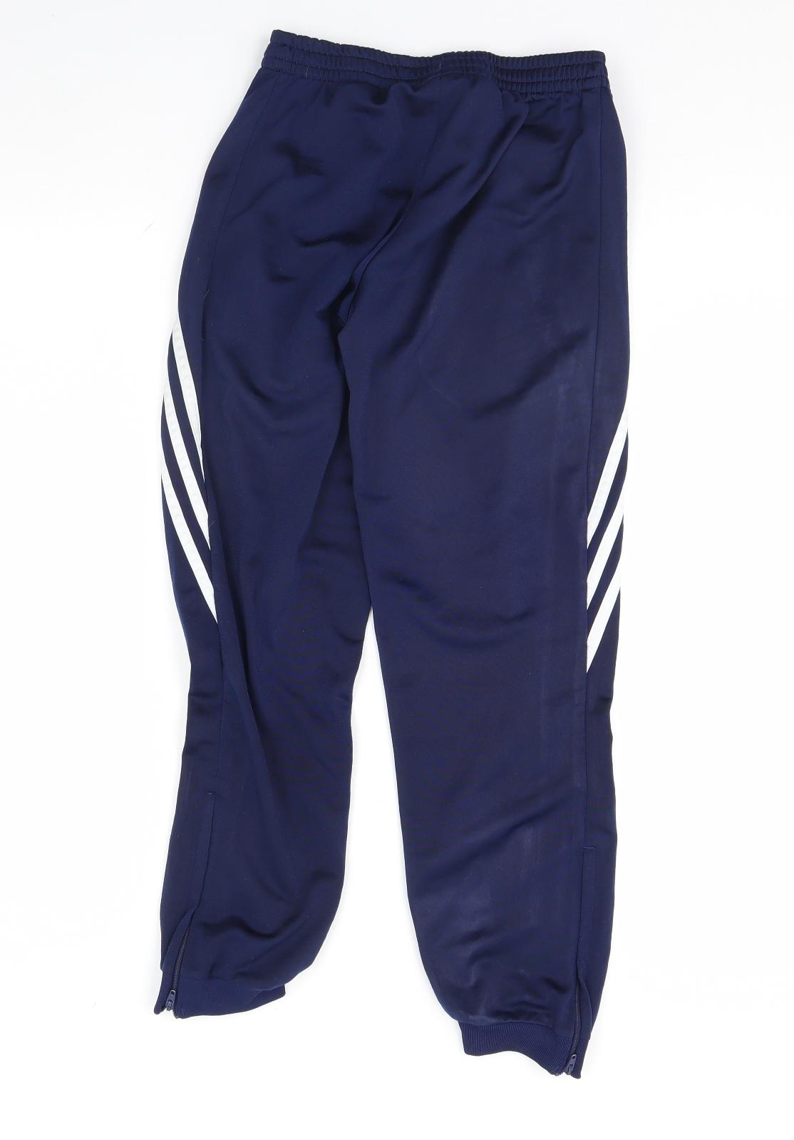 Adidas  Boys Blue   Jogger Trousers Size 12 Years