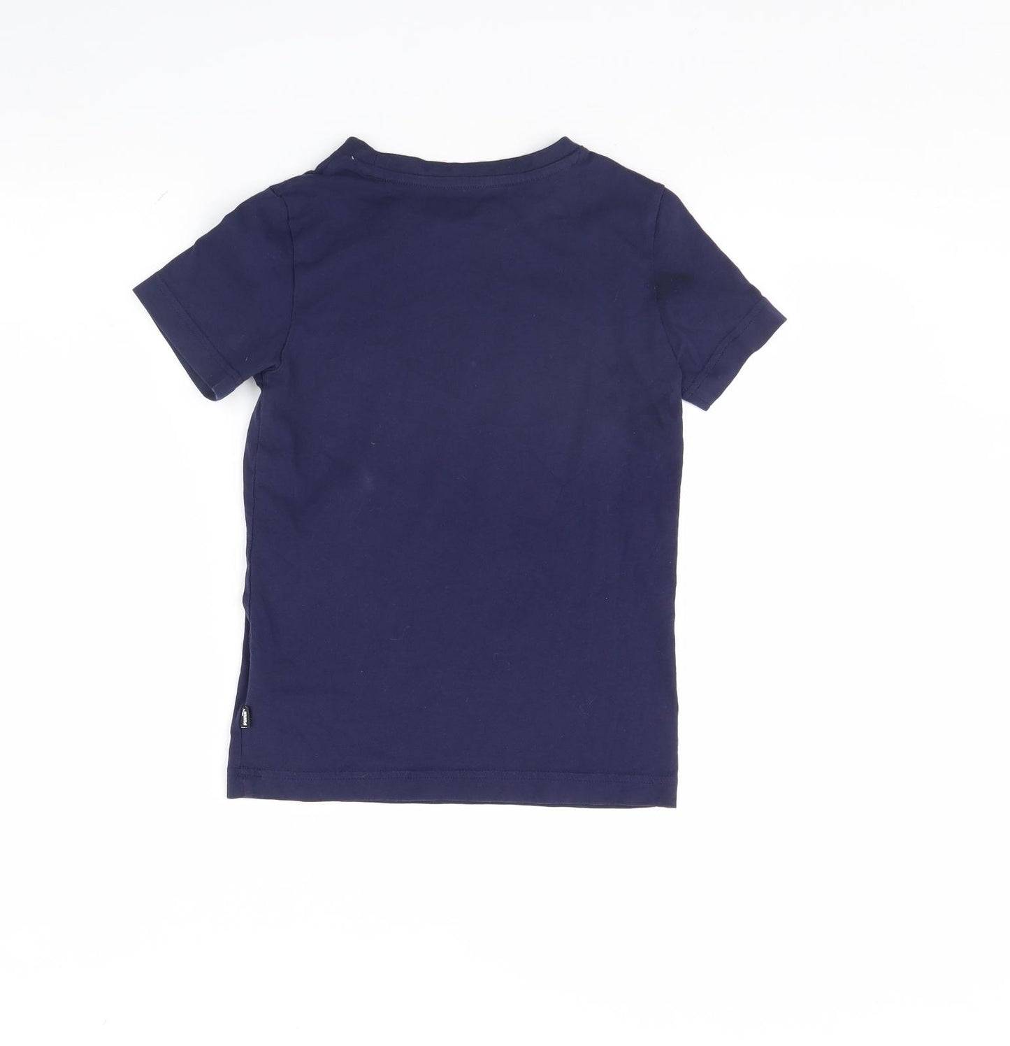 PUMA Boys Blue   Basic T-Shirt Size 9 Years