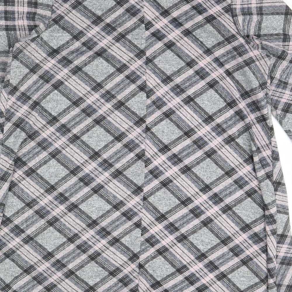 Yours  Womens Grey Check  Shift  Size 16