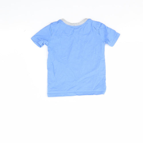 George Baby Blue   Basic T-Shirt Size 9-12 Months  - HAPPY