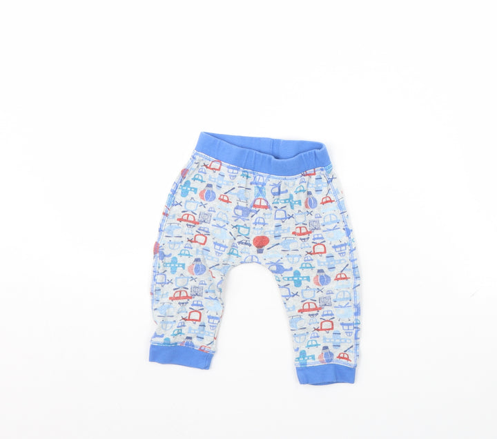 Mini Club Boys Grey Spotted  Jogger Trousers Size 9 Months  - Transport