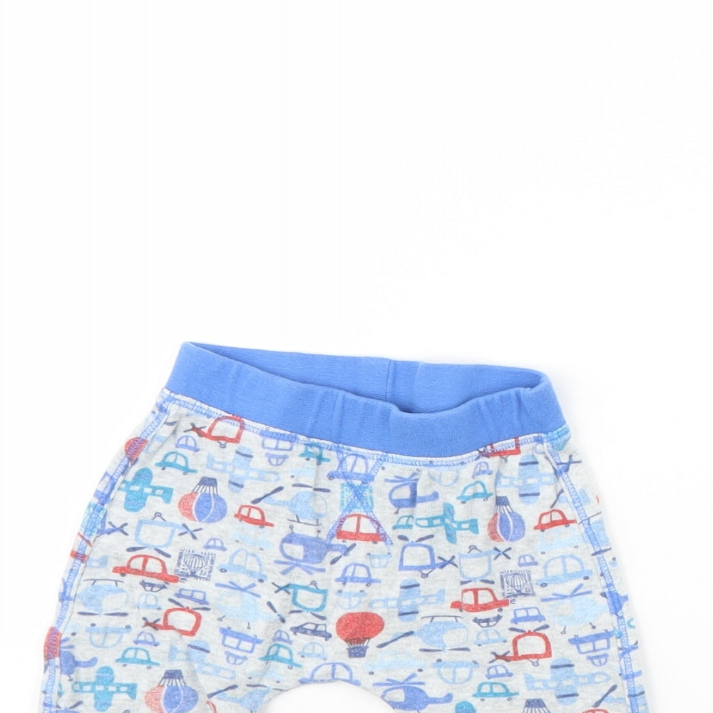 Mini Club Boys Grey Spotted  Jogger Trousers Size 9 Months  - Transport