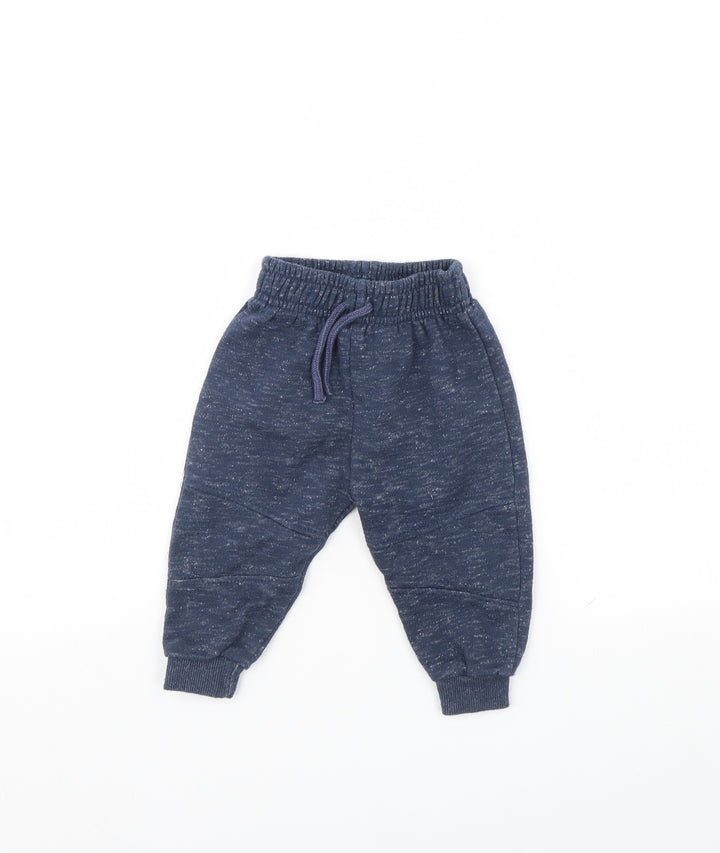 Primark Baby Blue   Jogger Trousers Size 9 Months