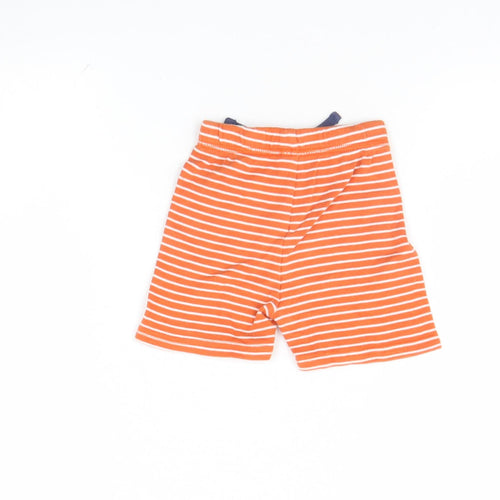 George Baby Orange Striped  Cropped Trousers Size 9 Months