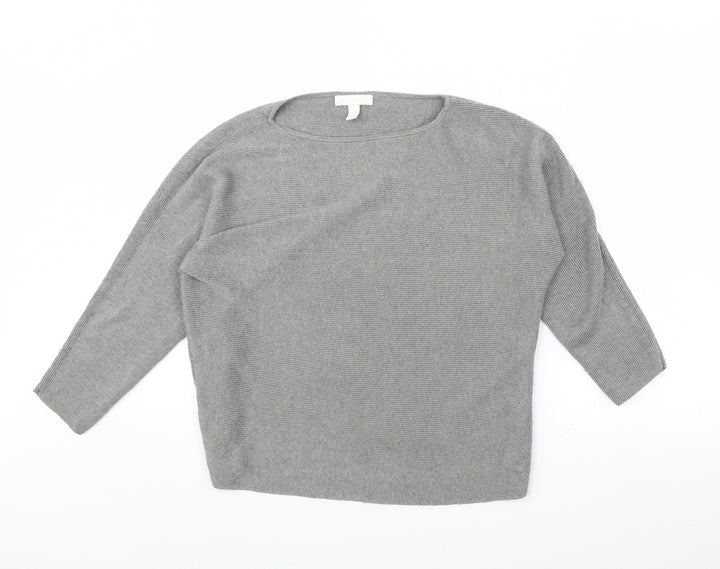 H&M Womens Grey   Pullover Jumper Size M