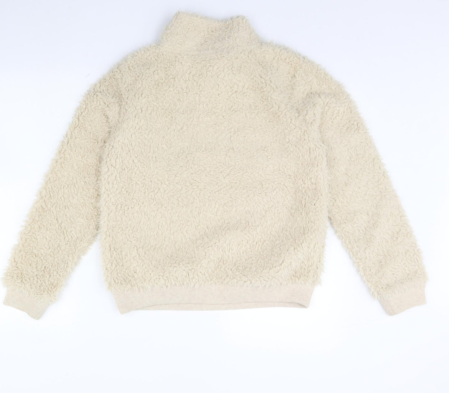 TU Womens Beige   Henley Jumper Size 8