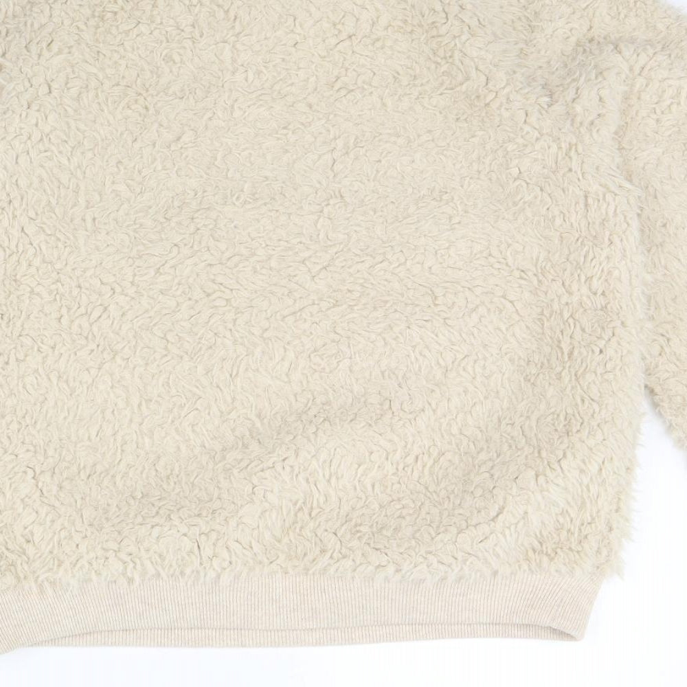 TU Womens Beige   Henley Jumper Size 8