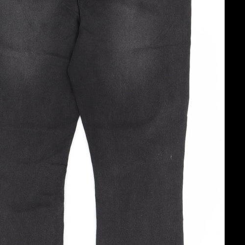 Simply Be Womens Black  Denim Skinny Jeans Size 22 L32 in