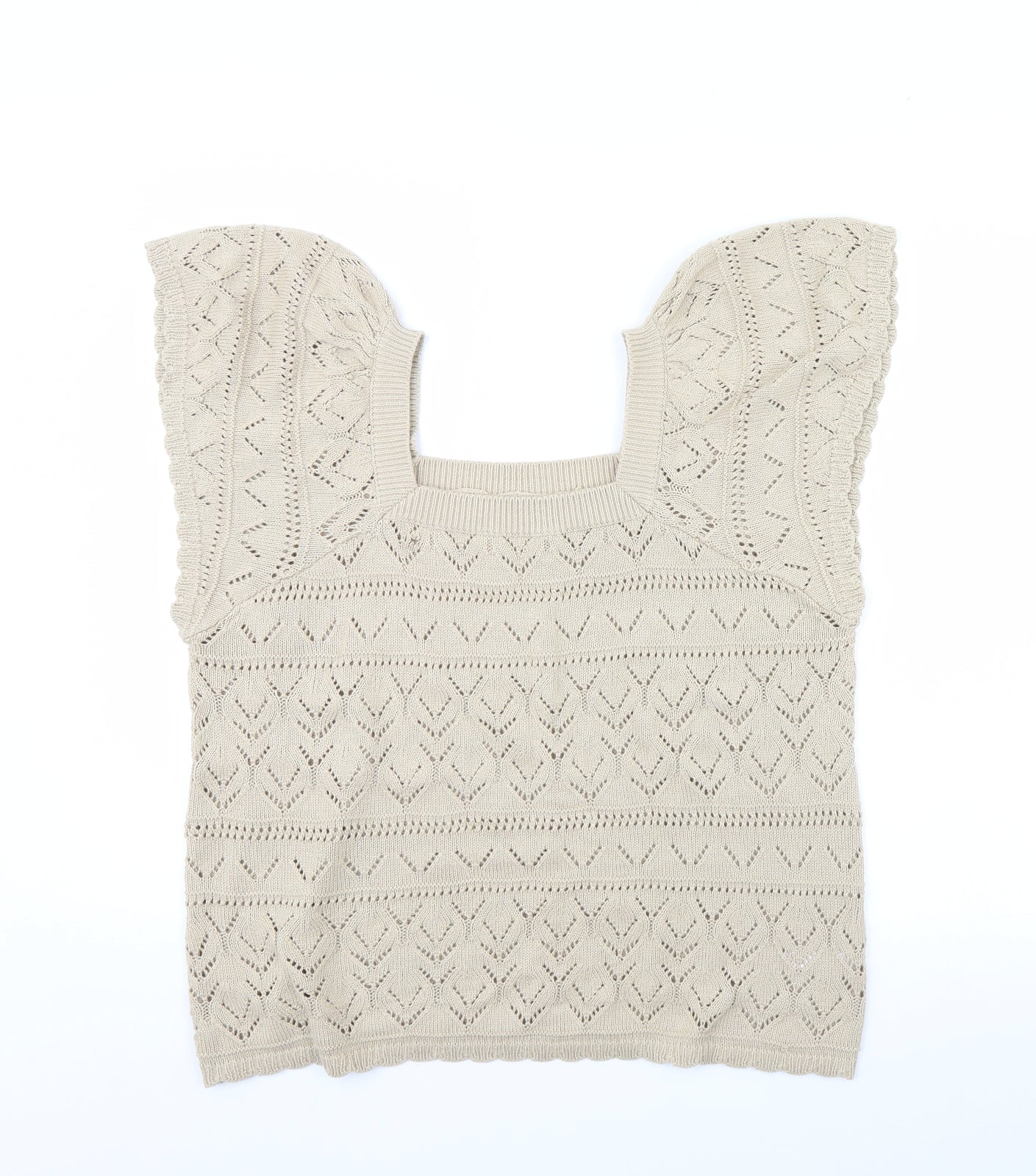 TU Womens Beige   Pullover Jumper Size 14