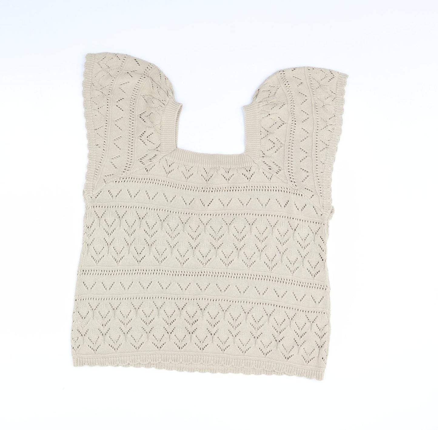 TU Womens Beige   Pullover Jumper Size 14